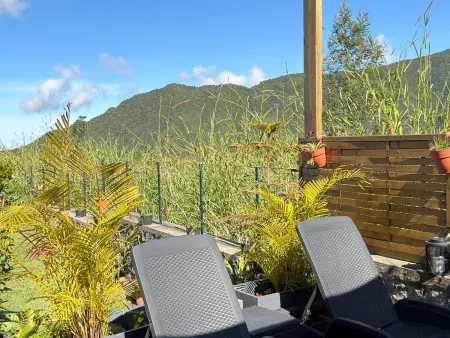 Villa Rosat à Saint-Joseph : 6 pers, accès PMR, terrasse vue : photo 4