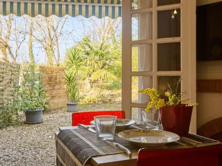 Studio climatisé avec jardin à Barbotan-les-Thermes : photo 9