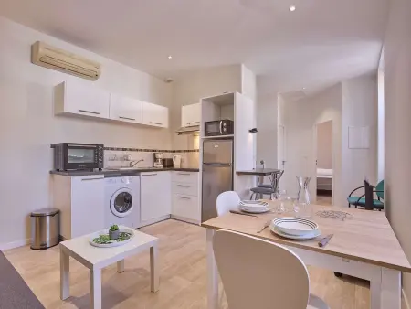 Location appartement à Barbotan les Thermes, Charmant T2 rénové à Barbotan, animaux admis, parking et Wifi gratuits