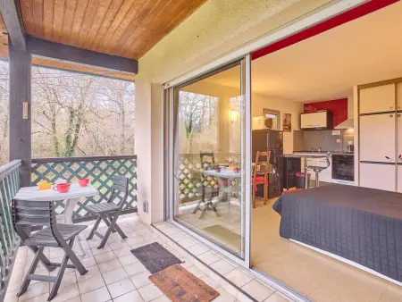 Location appartement à Barbotan les Thermes, Studio moderne pour 2 pers avec Wifi et animaux admis