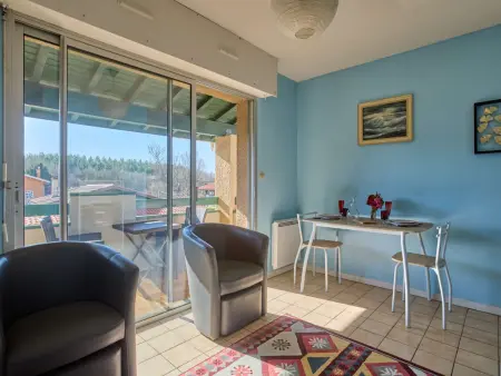 Location appartement à Barbotan les Thermes, Appartement T1 Bis proche thermes, animaux admis, parking et WiFi