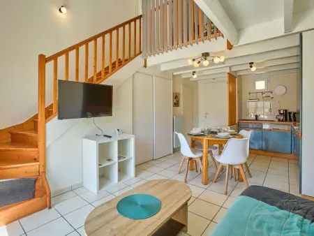 Location appartement à Barbotan les Thermes, Duplex avec piscine commune, jardin privé et WiFi