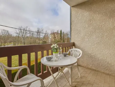 T2 40m² Barbotan, balcon sud, clim et WiFi : photo 8