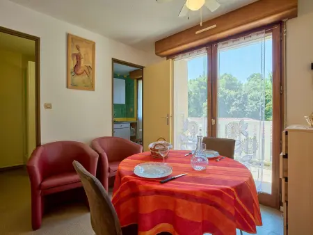 Location appartement à Barbotan les Thermes, Studio moderne avec balcon et animaux admis