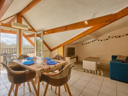 Location appartement à Barbotan les Thermes, Spacieux T2bis avec Balcon - Wifi et Animaux acceptés