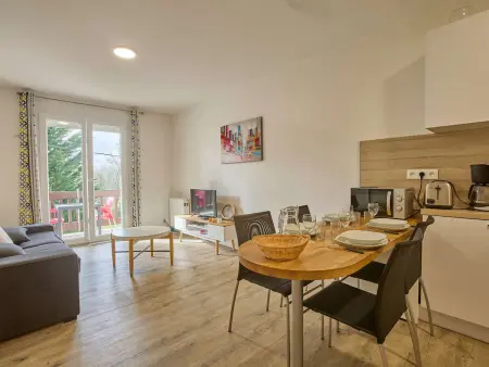Location appartement à Barbotan les Thermes, Spacieux T2 rénové avec balcon, wifi et animaux admis à Barbotan-les-Thermes