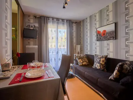 Location appartement à Barbotan les Thermes, Charmant T1 bis avec balcons et animaux admis