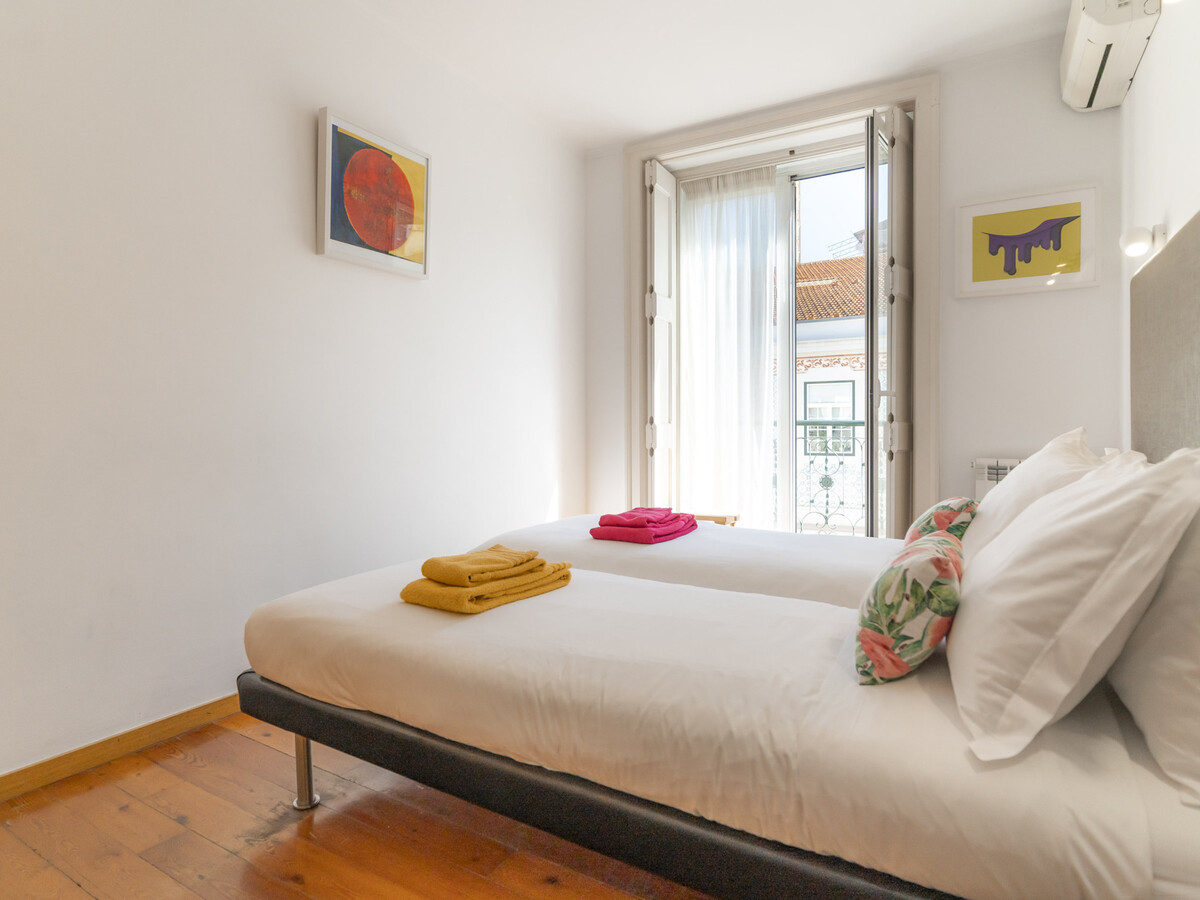 Appartement Baixa avec ascenseur, balcon Tage, 2 chambres - Photo 23
