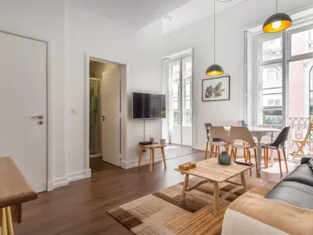 Appartement 3 chambres Chiado avec 5 balcons et vue Santa Justa : photo 9
