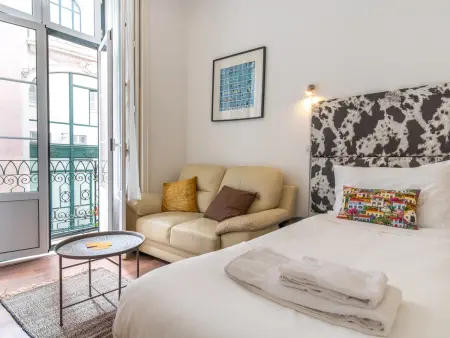 Appartement 3 chambres Chiado avec 5 balcons et vue Santa Justa : photo 13