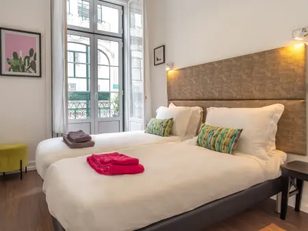 Appartement 3 chambres Chiado avec 5 balcons et vue Santa Justa : photo 28