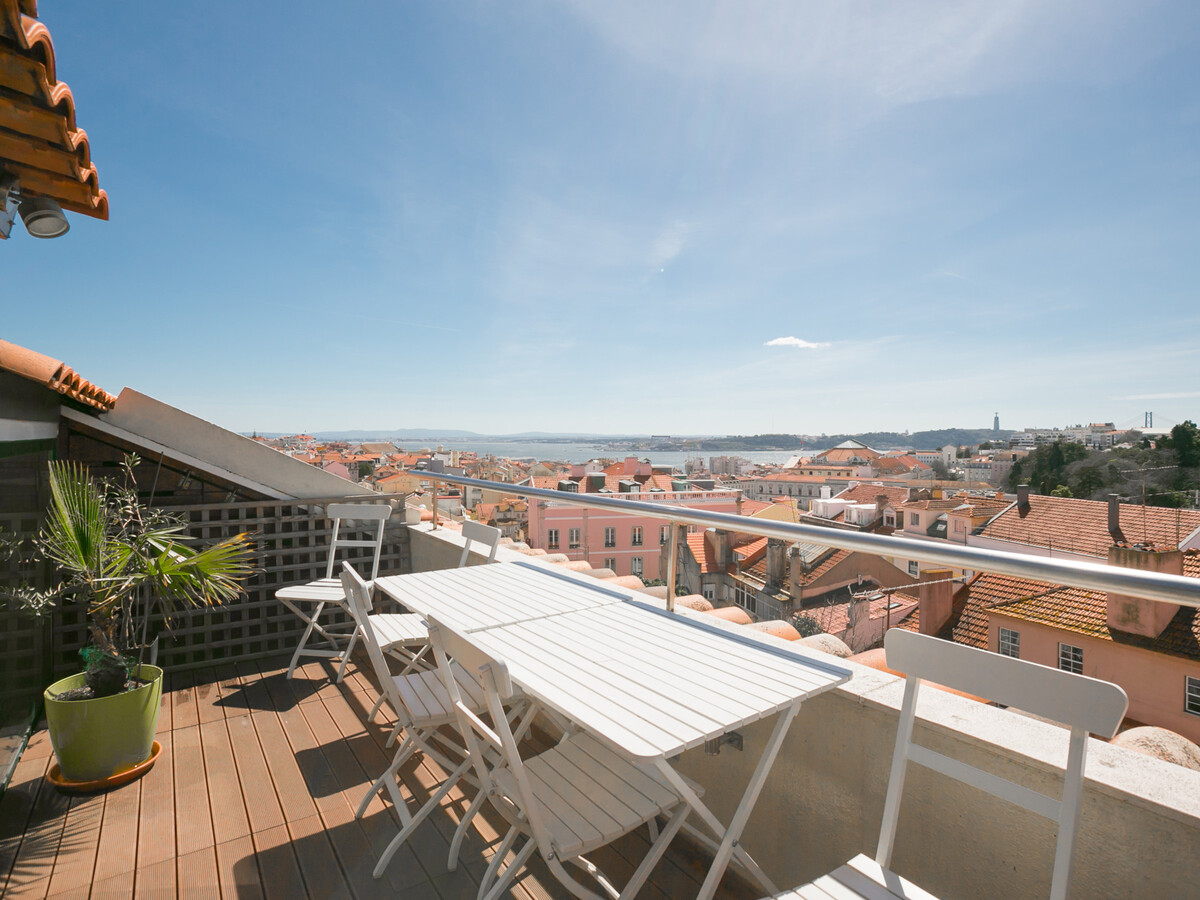 Penthouse 3 chambres avec terrasse panoramique à Príncipe Real - Photo 1