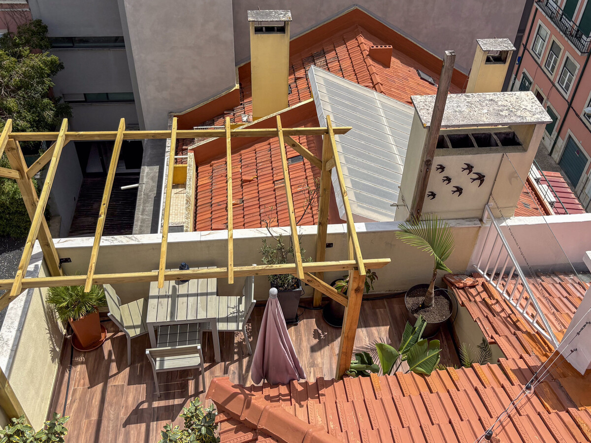 Penthouse privé à Lisbonne, terrasse vue pont et fleuve - Photo 22