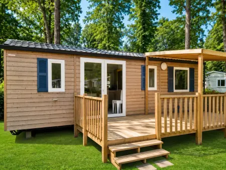Bungalow avec terrasse sur la forêt à Saint-Chéron, 6 pers. : photo 3