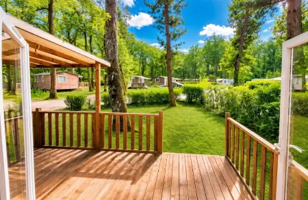 Bungalow avec terrasse sur la forêt à Saint-Chéron, 6 pers. : photo 8