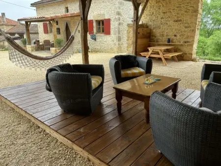 Le Mas d'Amour : maison de charme avec jacuzzi à Montcabrier : photo 9