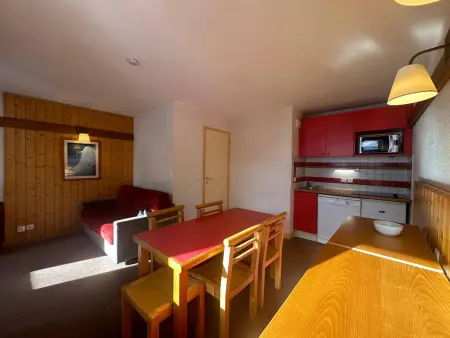 Location appartement à La Plagne 1800, Appartement 6 pers, Plagne 1800, avec parking et accès piscine