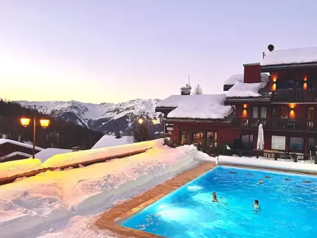 Appartement 6 pers La Plagne 1800, parking et piscine : photo 2