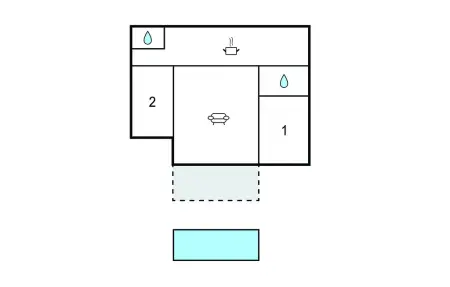 Appartement avec piscine intérieure et jacuzzi à Vera, Espagne : photo 21
