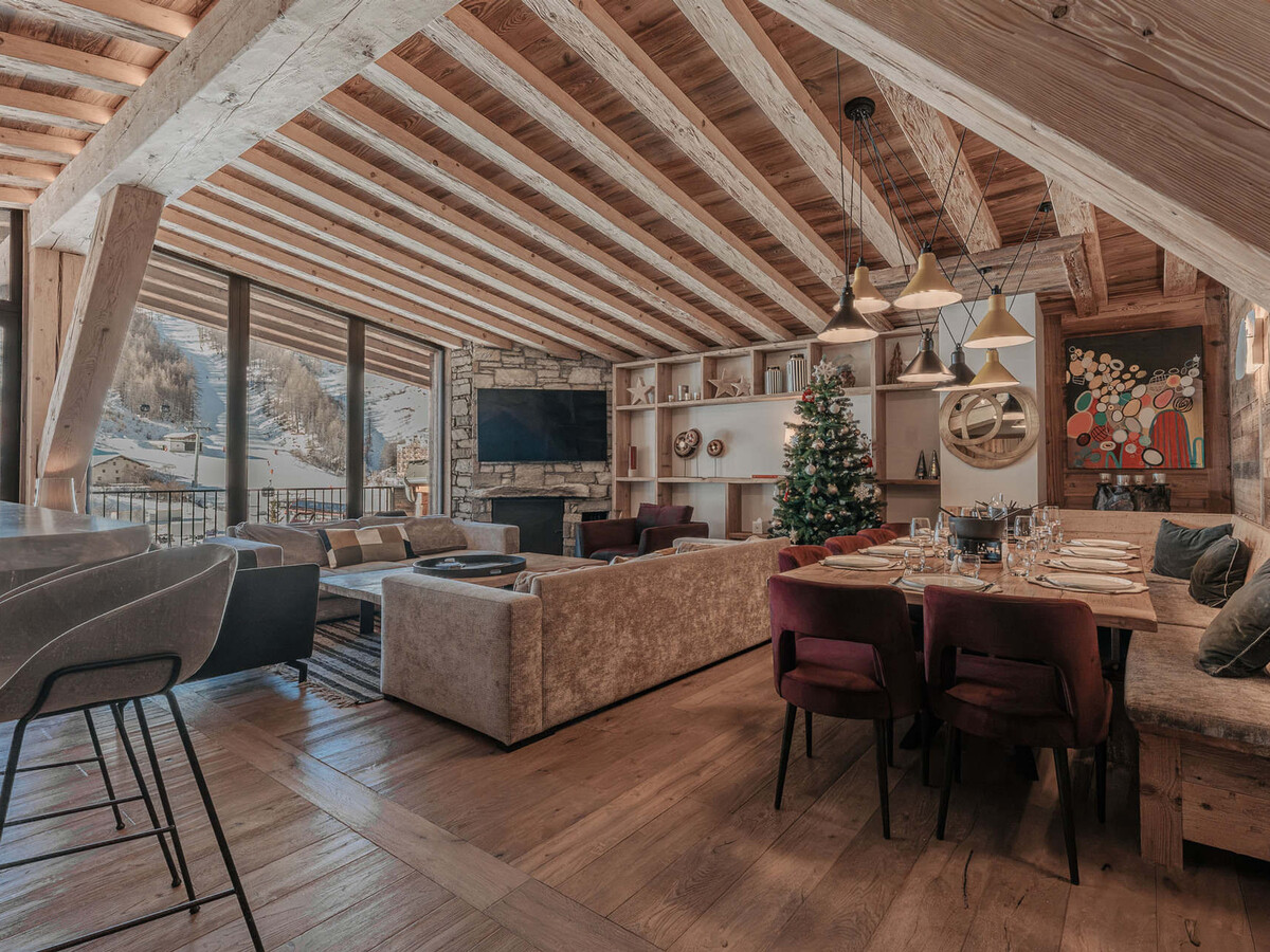 Penthouse 4 chambres au pied des pistes à Val-d'Isère - Photo 2