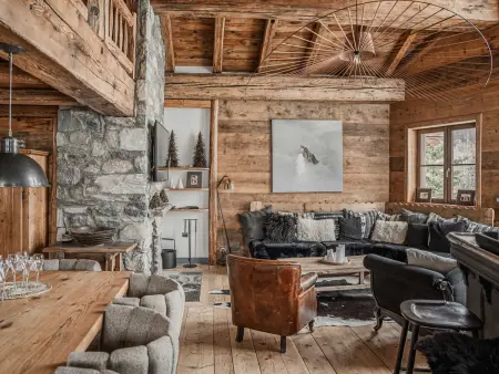 Chalet montagnard avec hammam et cheminée à Val-d'Isère - Photo 7