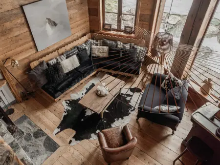 Chalet montagnard avec hammam et cheminée à Val-d'Isère - Photo 9