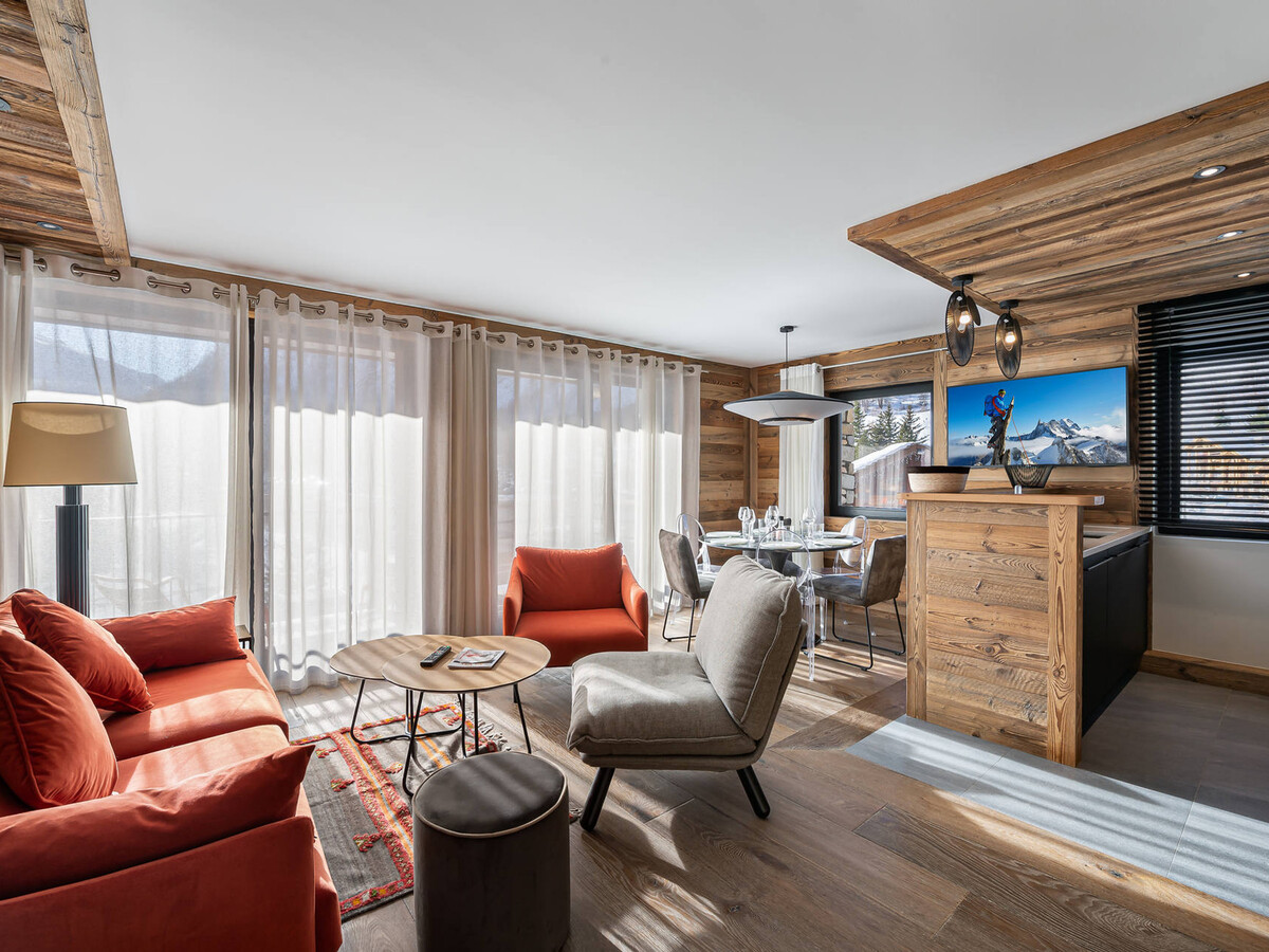 Le Blanchot : appartement ski aux pieds pour 4 à Val-d'Isère - Photo 1