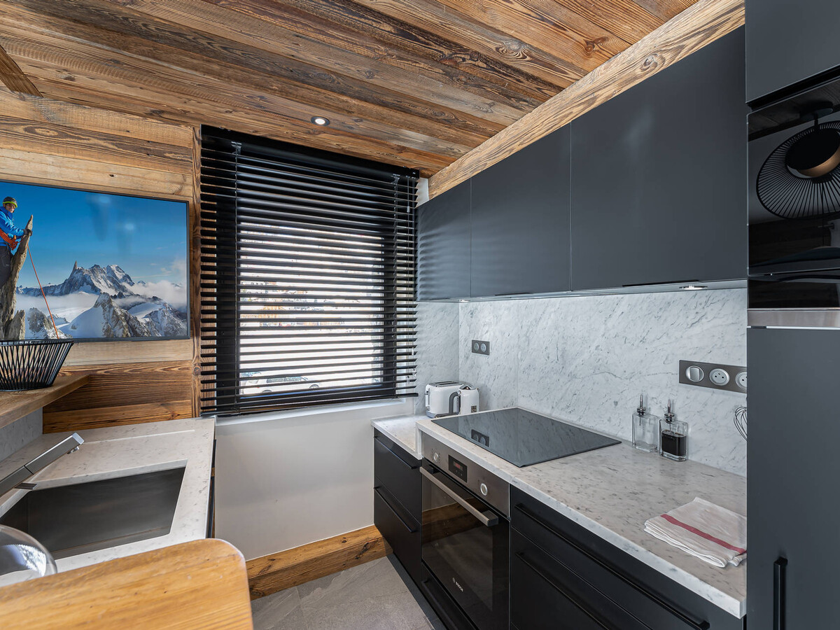 Le Blanchot : appartement ski aux pieds pour 4 à Val-d'Isère - Photo 2