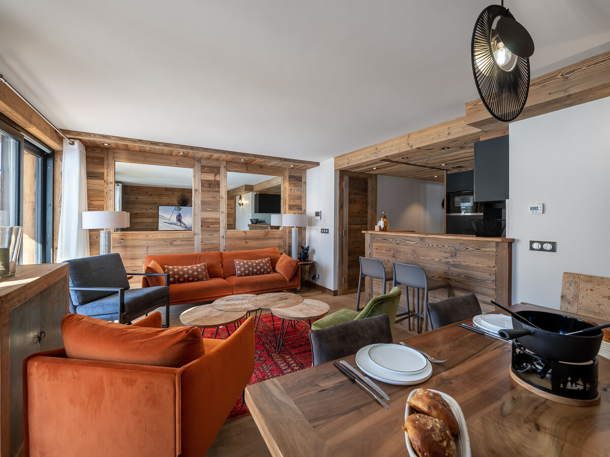 Appartement 87m² Val-d'Isère, 6 pers, accès direct aux pistes - Photo 2