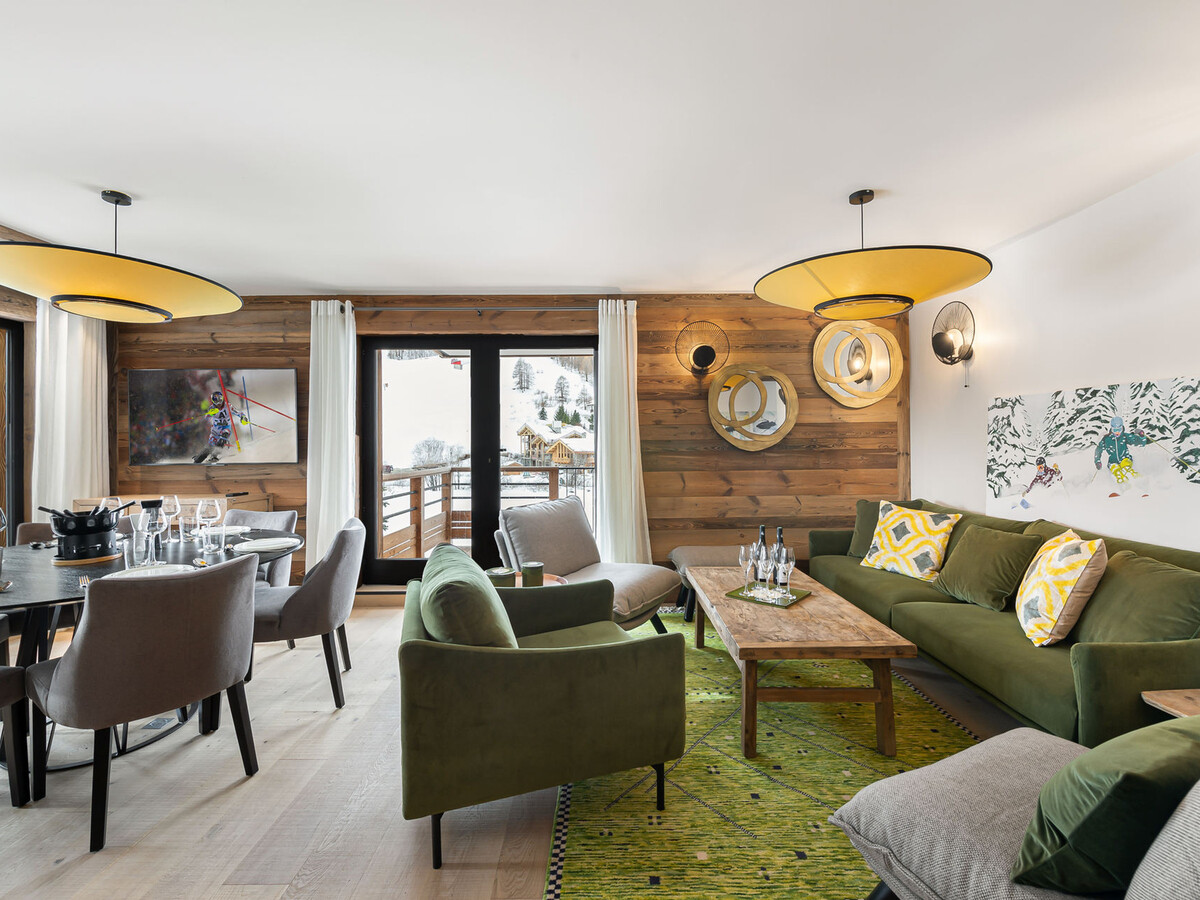Appartement design Val-d'Isère, 6 pers, cheminée - Photo 1