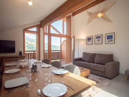 Appartement 4 pièces neuf Valmorel, vue Lauzière : photo 12