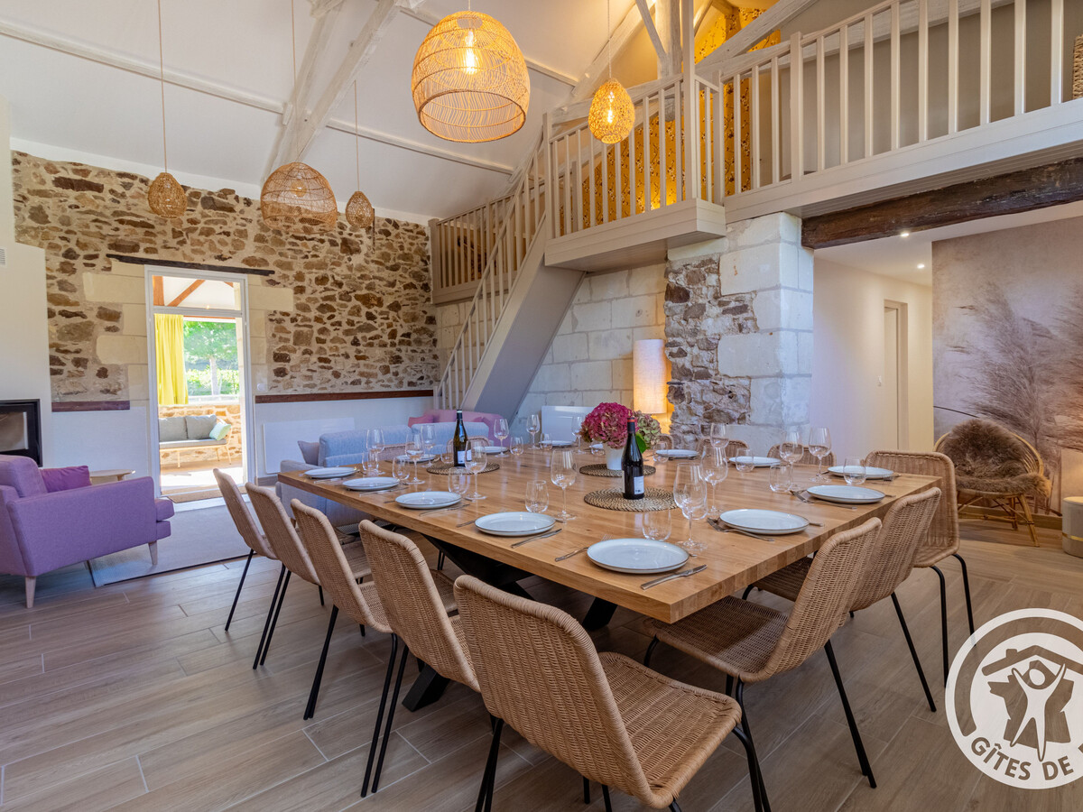 Gîte du Cellier : 15 personnes, vignoble Anjou-Saumur - Photo 2