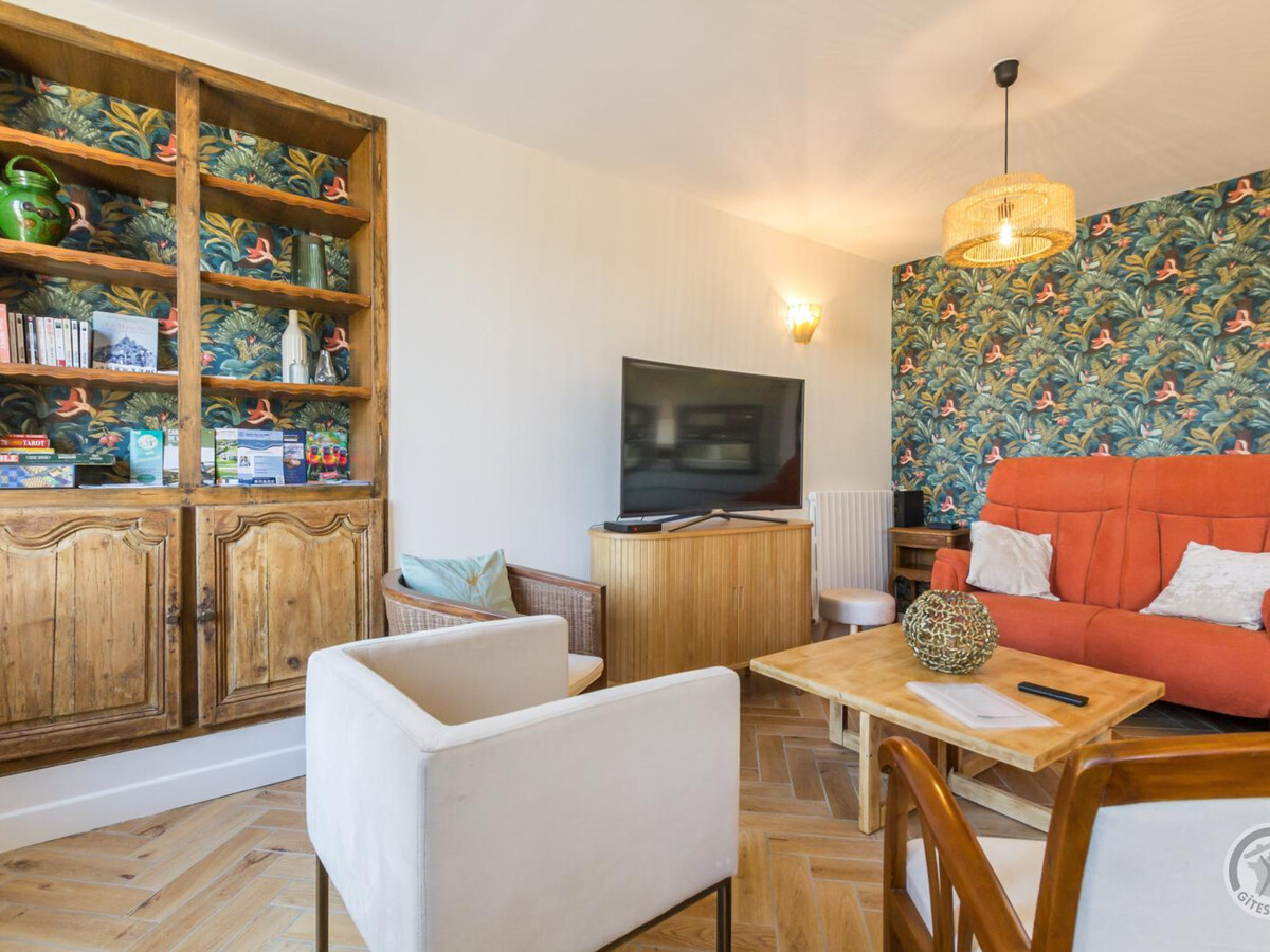 Gîte 8 pers. à Barfleur, jardin clos et façade en galets - Photo 7
