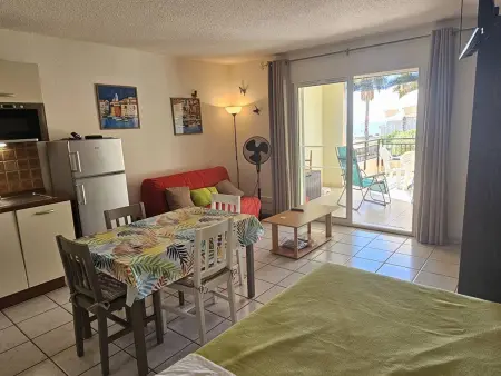Studio climatisé 4 pers. à Sari-Solenzara, piscine et terrasse : photo 5
