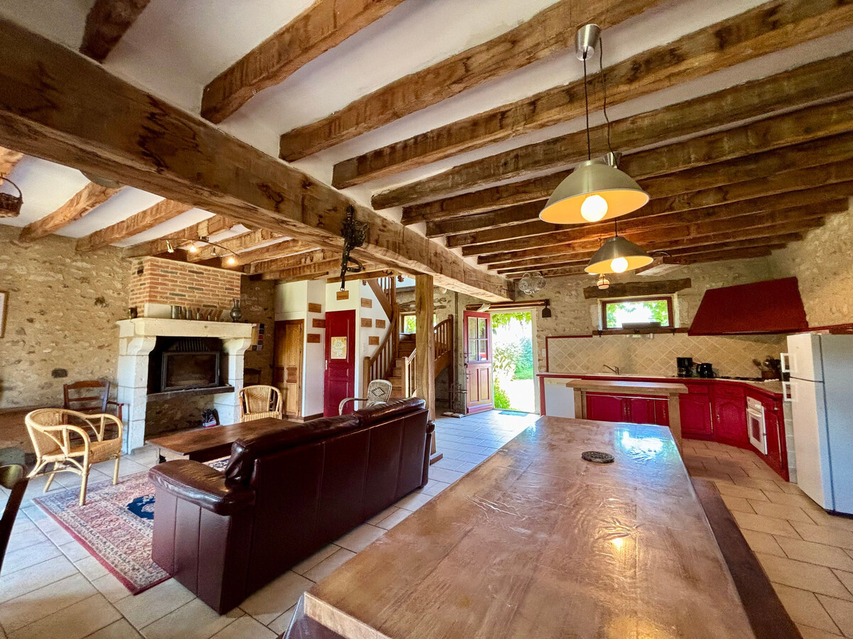 Gîte 6 pers. en Brenne avec piscine commune (12x5m) - Photo 4