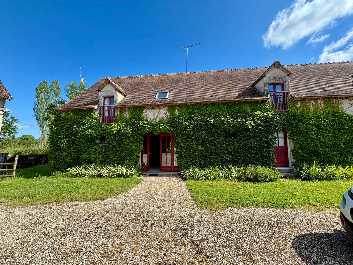 Étable rénovée 6 pers., piscine et parking à Migné - Photo 20
