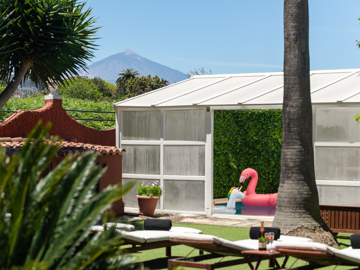 Villa traditionnelle avec piscine chauffée et vue Teide - Photo 30
