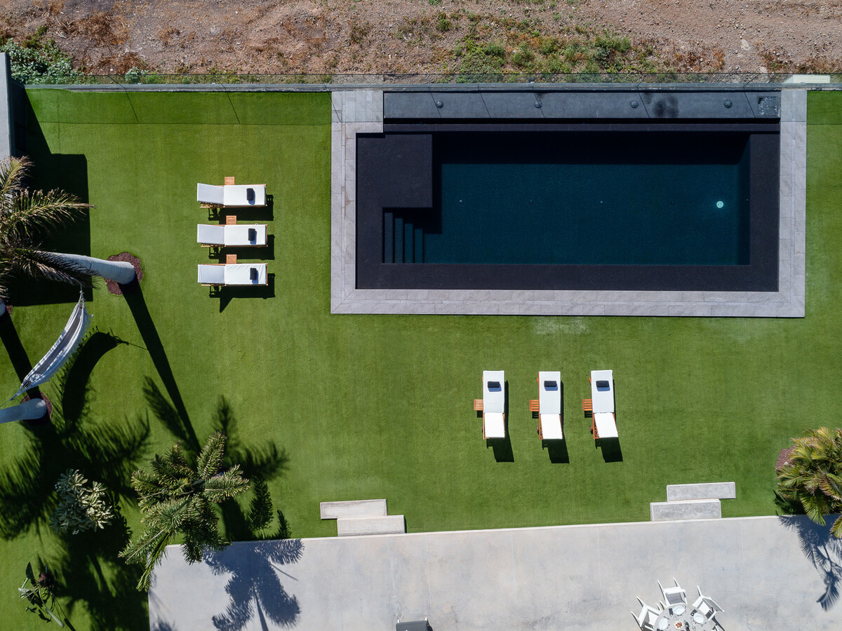 Villa brutaliste avec piscine chauffée à Adeje - Photo 26