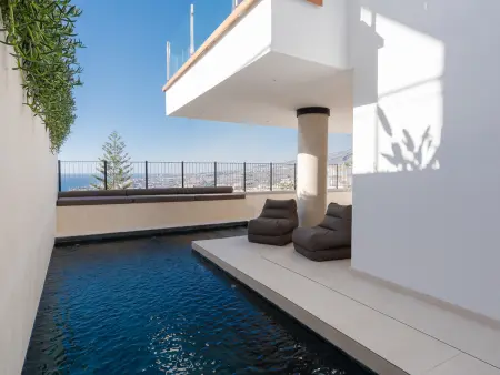 Villa Duna Blanca – Adeje, piscine chauffée et vue océan : photo 10