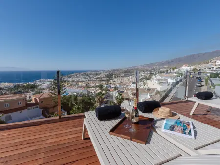 Villa Duna Blanca – Adeje, piscine chauffée et vue océan : photo 26