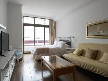 Location appartement à Las Palmas de Gran Canaria, Studio chaleureux pour 3 pers., Las Canteras