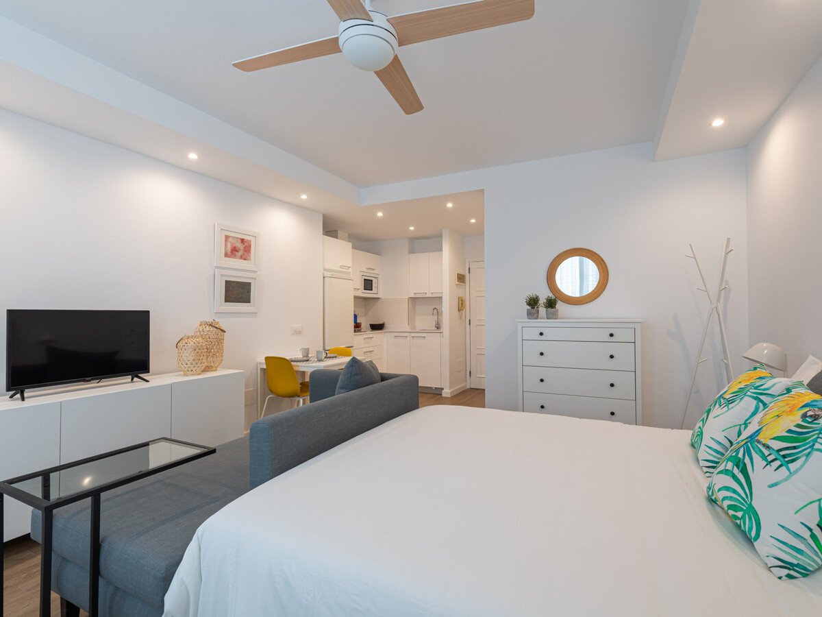 Studio moderne Las Palmas, rue piétonne près plage - Photo 17