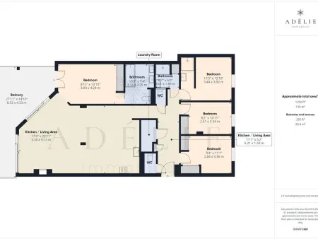 Appartement 120 m² 10 pers, 350 m des pistes, parking inclus : photo 26