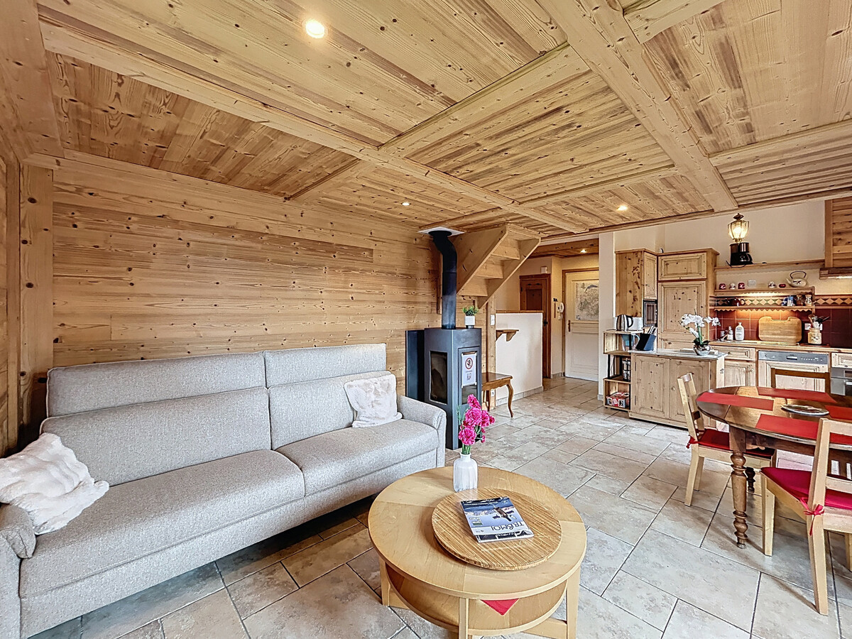 Appartement 2 chambres avec mezzanine, vue Mont-Blanc à Combloux - Photo 6