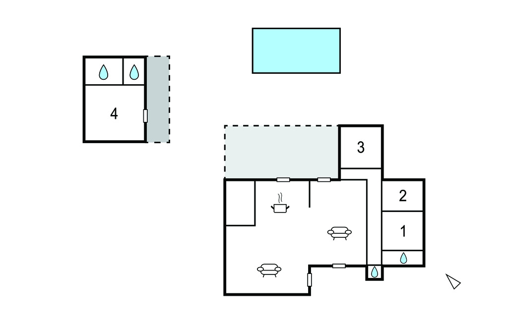 Maison 10 personnes avec piscine privée à La Douze - Photo 34