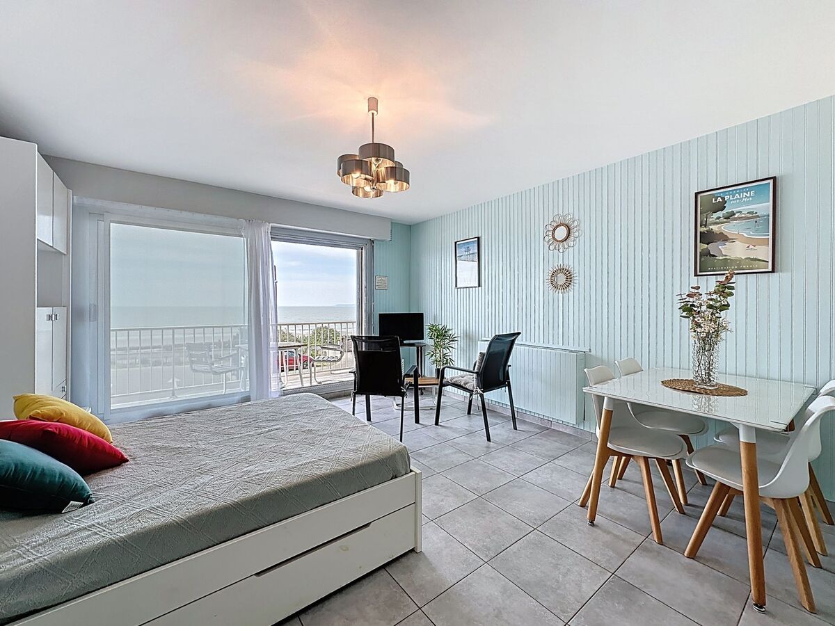 Studio 28 m² vue mer à Tharon Plage, 30 m de la plage - Photo 1