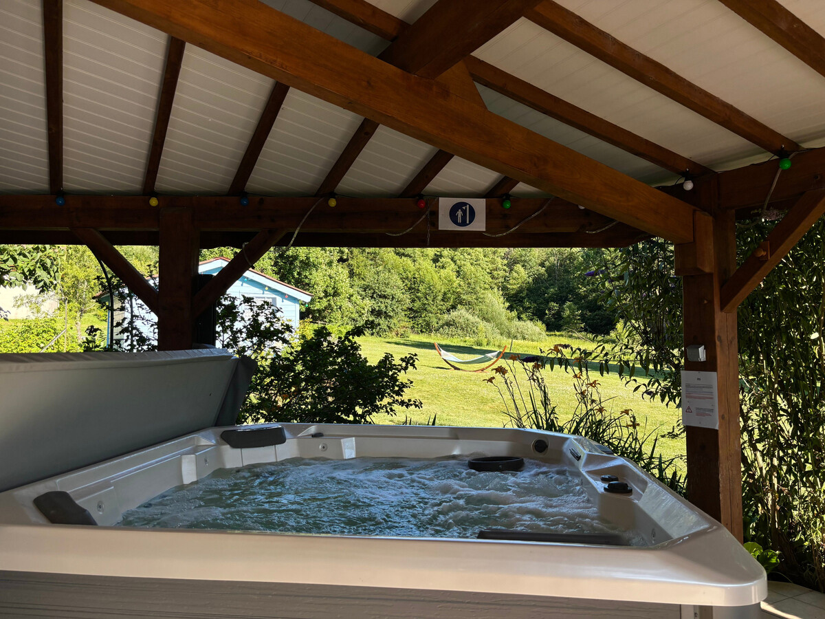Gîte Les Volets Bleus – 10 pers, spa et jeux de famille - Photo 1