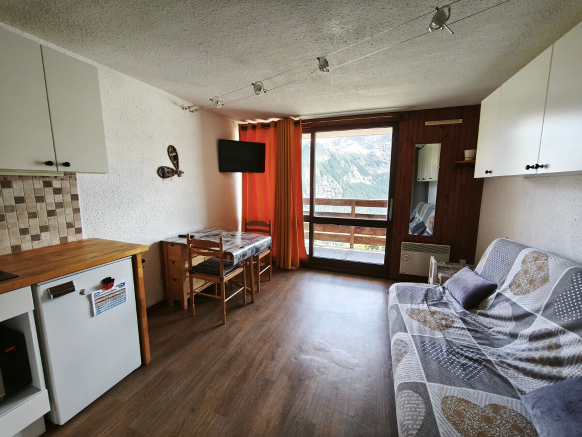 Studio 4 pers cabine à Orcières Merlette, balcon SE - Photo 2