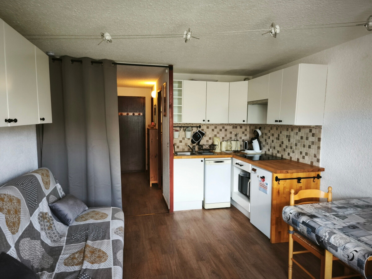 Studio 4 pers cabine à Orcières Merlette, balcon SE - Photo 7