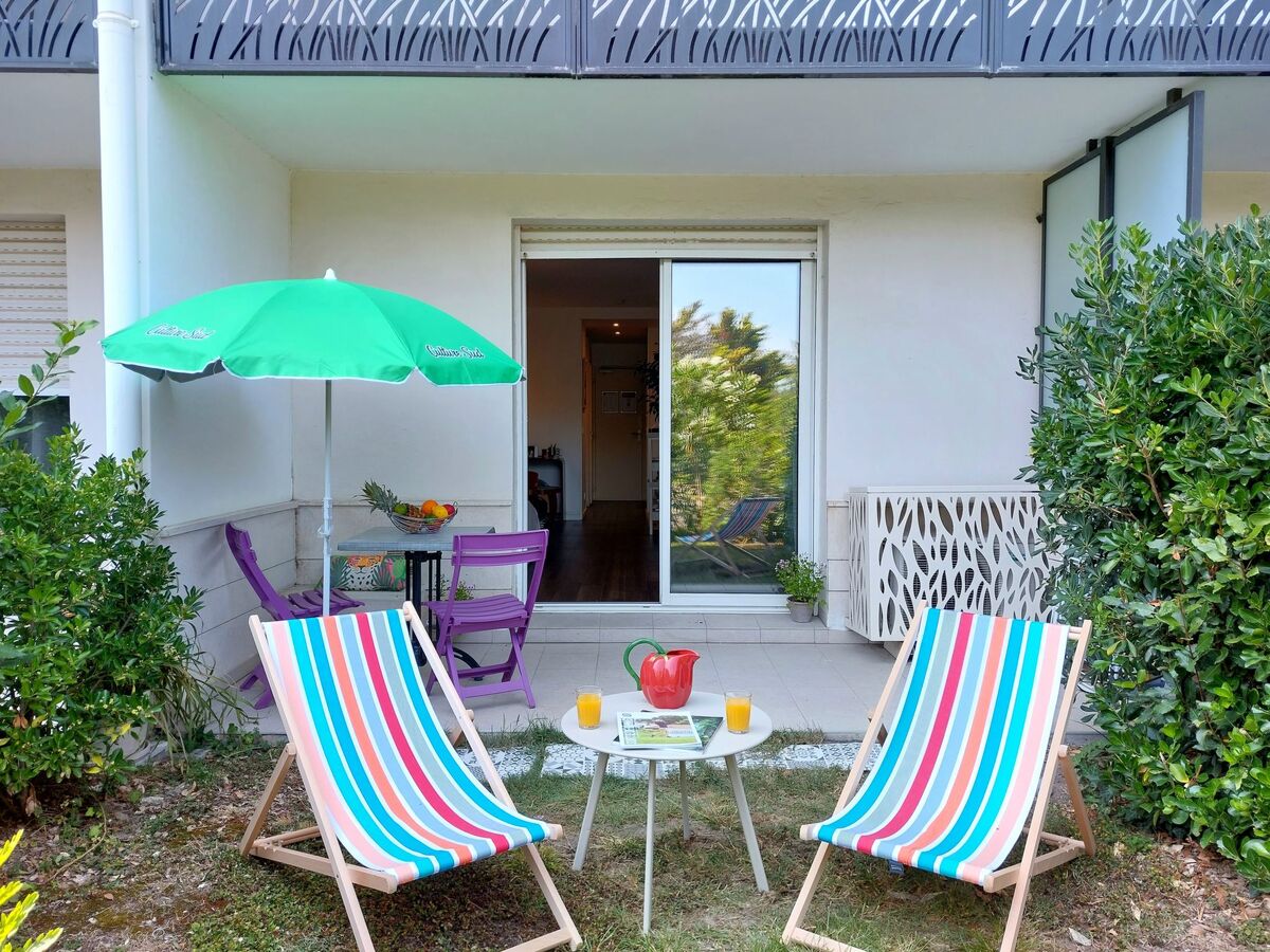 Studio Golf de Chiberta, terrasse à 500 m de la mer - Photo 13